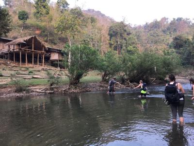 Pauline Delallee and Family | Chiang Mai Trekking | The best trekking in Chiang Mai with Piroon Nantaya